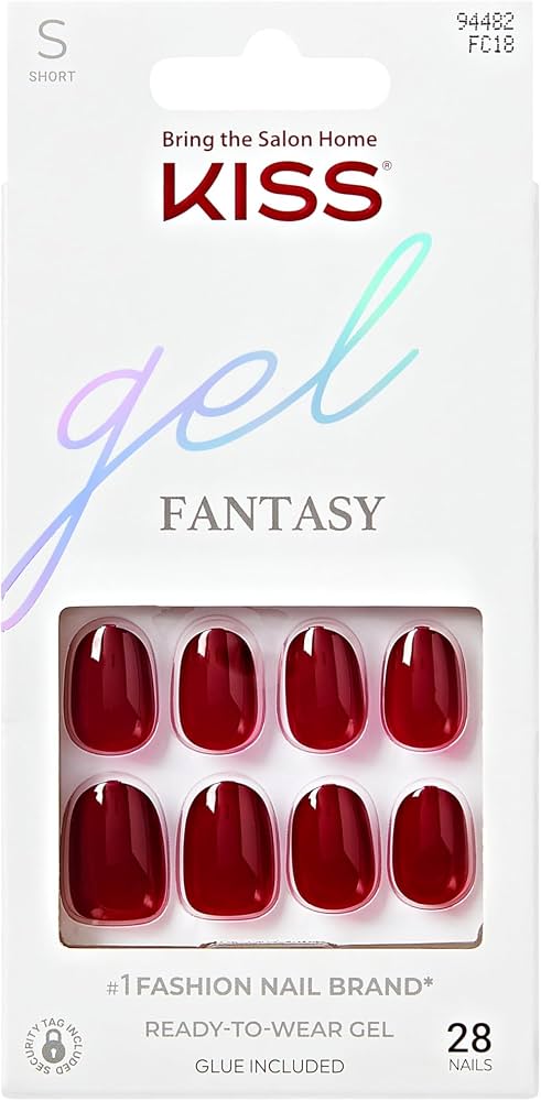KISS Gel Fantasy Ready-to-Wear Gel Nails – Short