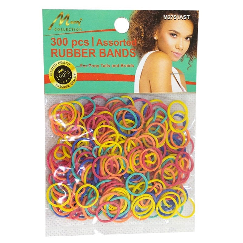 300pcs Assorted Rubber Bands