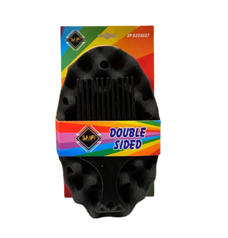 Double Sided Sponge Hair Brush