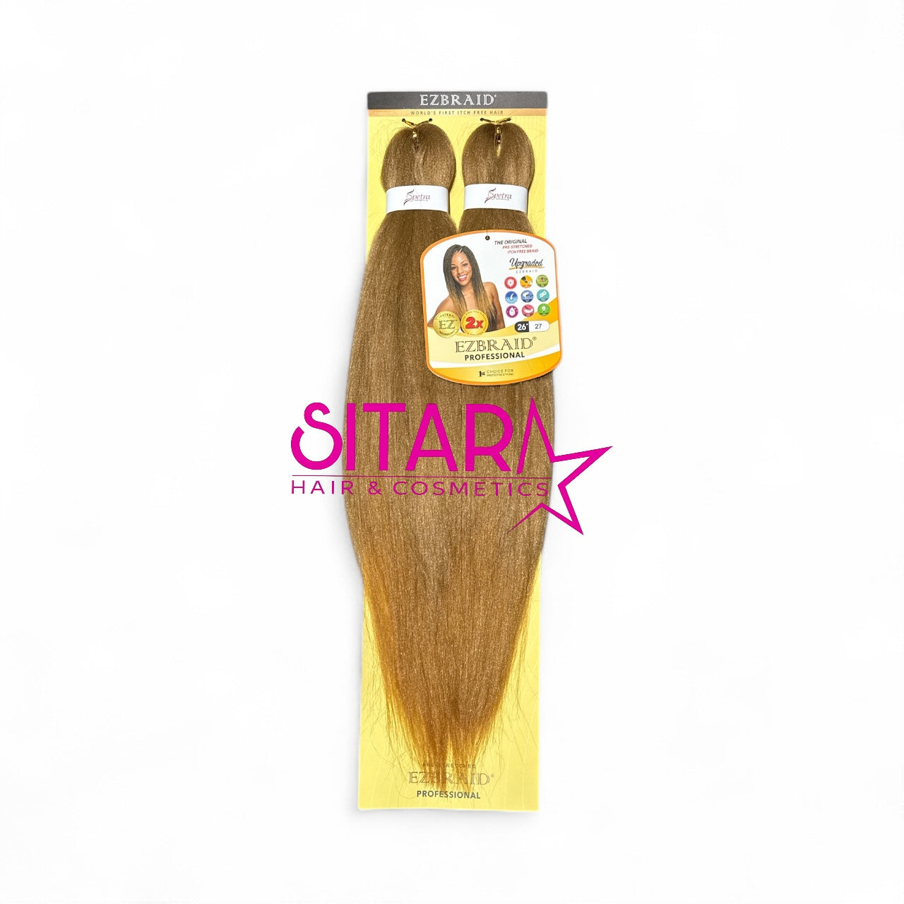 Ez Spetra 2x Synthetic Braids Anti-Itch Fibre For Braiding Hair 20"-26"