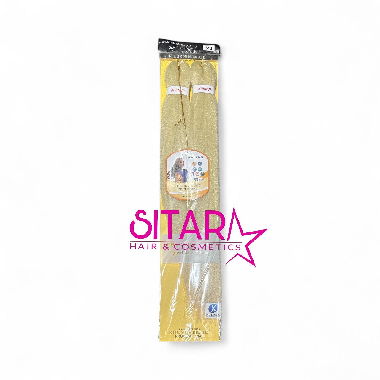 Ez Spetra 2x Synthetic Braids Anti-Itch Fibre For Braiding Hair 20"-26"