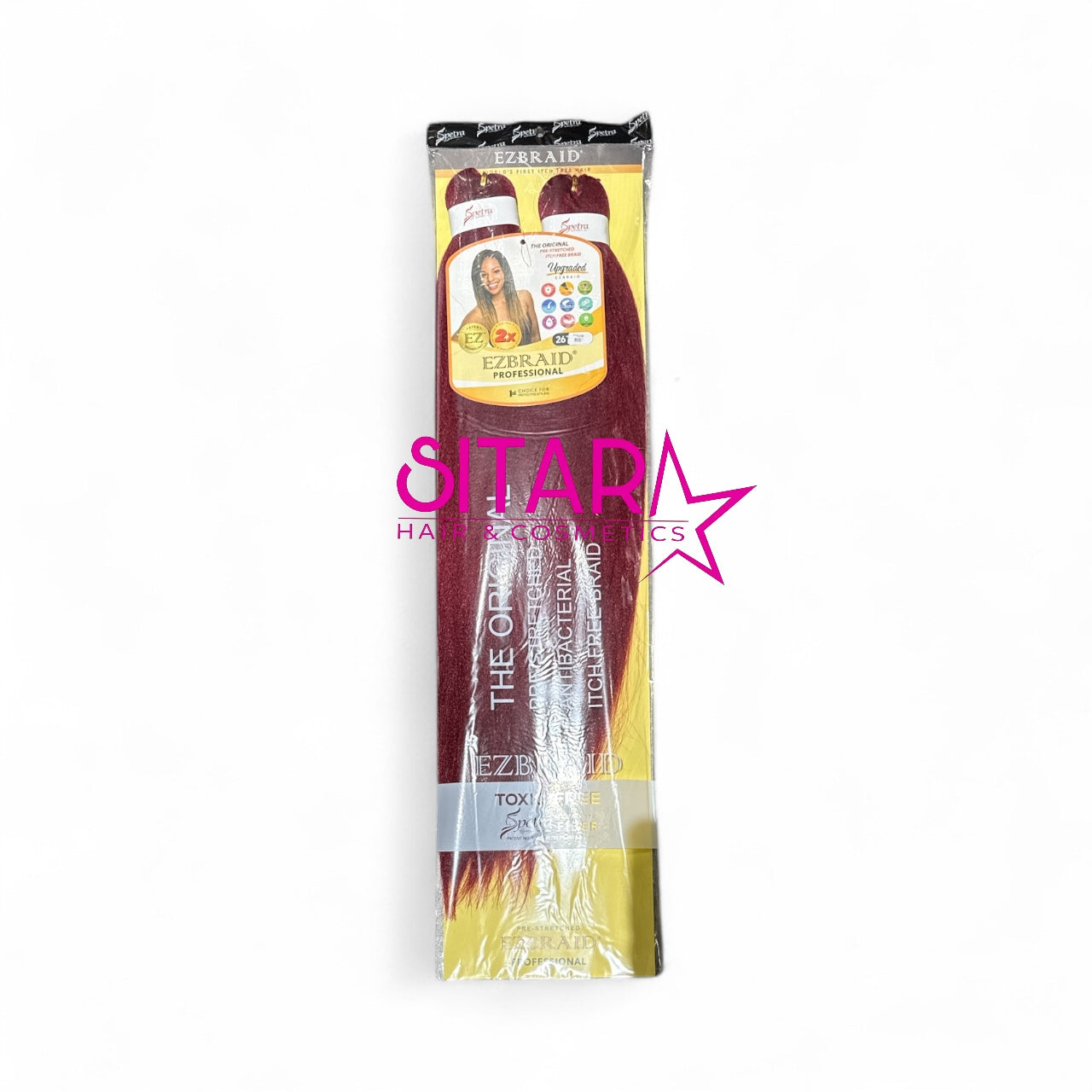 Ez Spetra 2x Synthetic Braids Anti-Itch Fibre For Braiding Hair 20"-26"