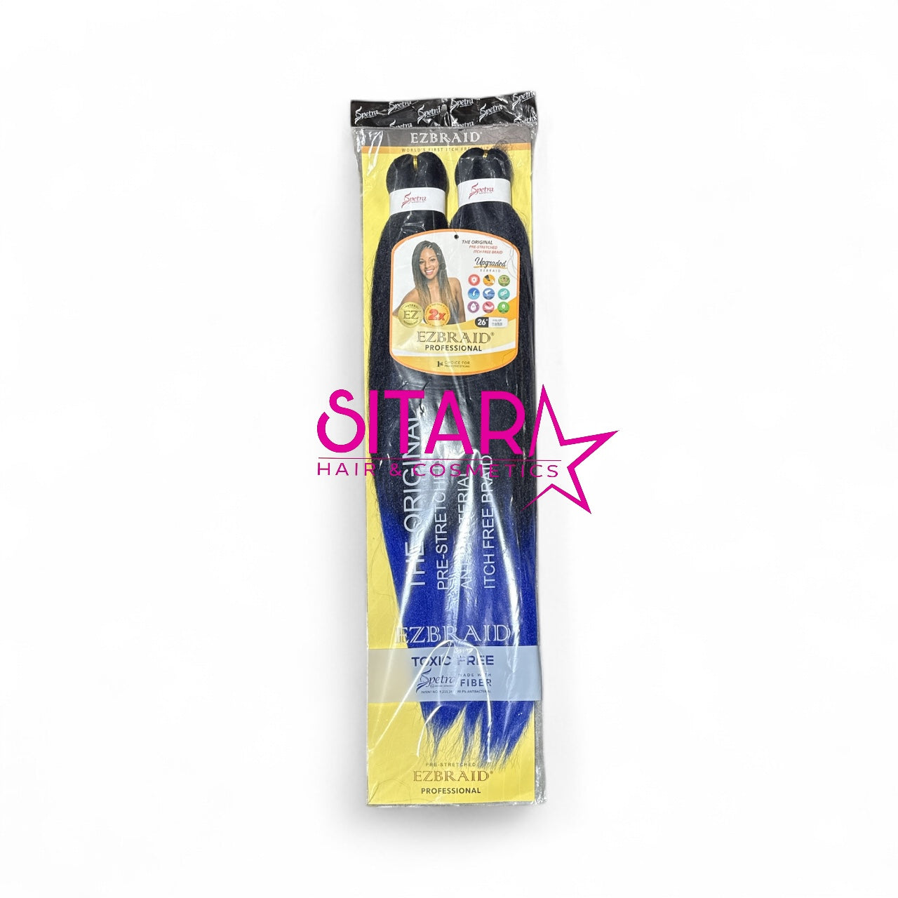 Ez Spetra 2x Synthetic Braids Anti-Itch Fibre For Braiding Hair 20"-26"