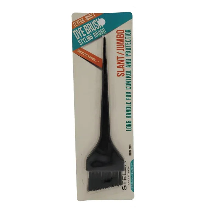 Extra-Wide Slant/Jumbo Dye Styling Brush – Black