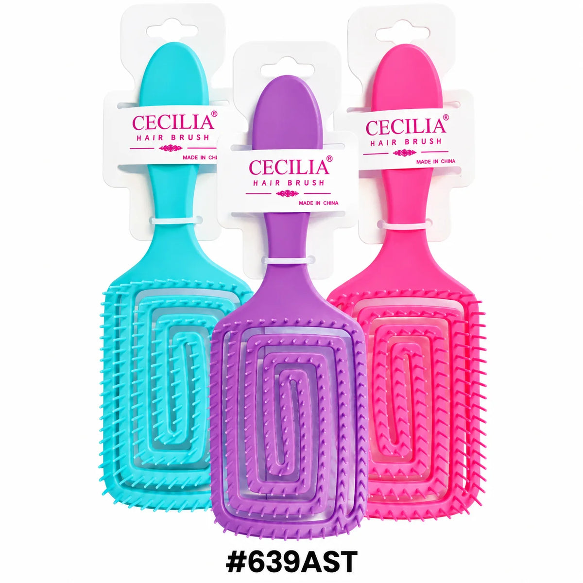 Detangling Paddle Hair Brush – Assorted Colours