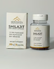 Montavita Shilajit Sun-Dried Capsules 300mg 30 Capsules